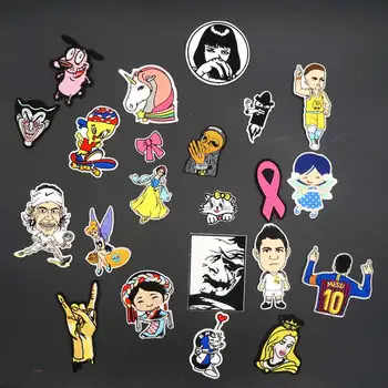 

funny MESSI Monroe Embroidered patch iron on patches Cartoon Classic retro game cute style DIY children clothes pants decorative