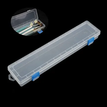 

Brush Painting Pencils Storage Box Watercolor Pen Container Drawing Tools Bin 1Pc