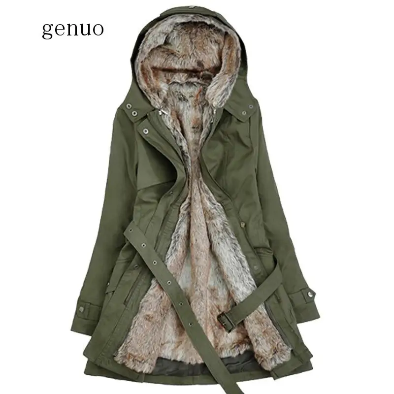 2020 New Parkas Women Winter Streetwear Thickening Cotton Jacket Womens Casual Outwear Parkas For Women