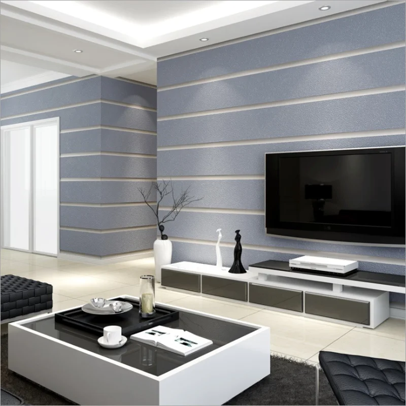 Light Gray Stripe Wallpaper