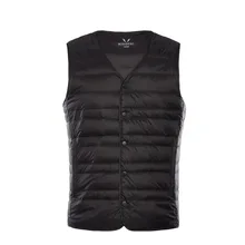 BOSIDENG мужской пуховый жилет тонкий молодежный теплый жилет повседневный деловой жилет B80130005