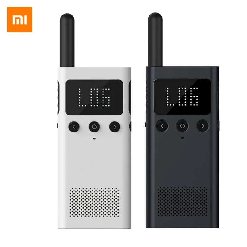  Original Xiaomi Mijia Smart Walkie smart Talkie With FM Radio Speaker Standby Smart Phone APP Locat