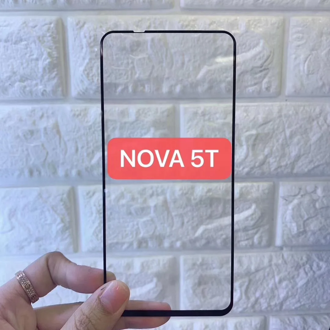 10 шт., закаленное стекло для huawei Y9S mate 30, защитная пленка на весь экран для huawei Nova 5 T, полное покрытие, защитное стекло 2.5D - Цвет: Nova 5T