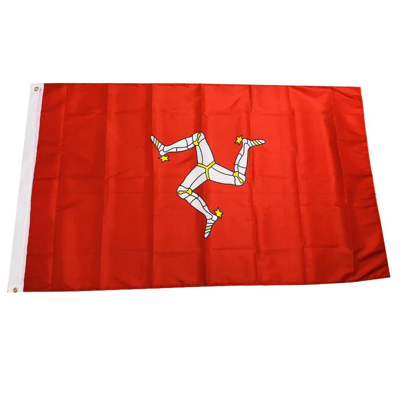 Флаг острова Мэн 5X3 фута остров маникса TT RACING|isle of man flag|isle ttflags free shipping |