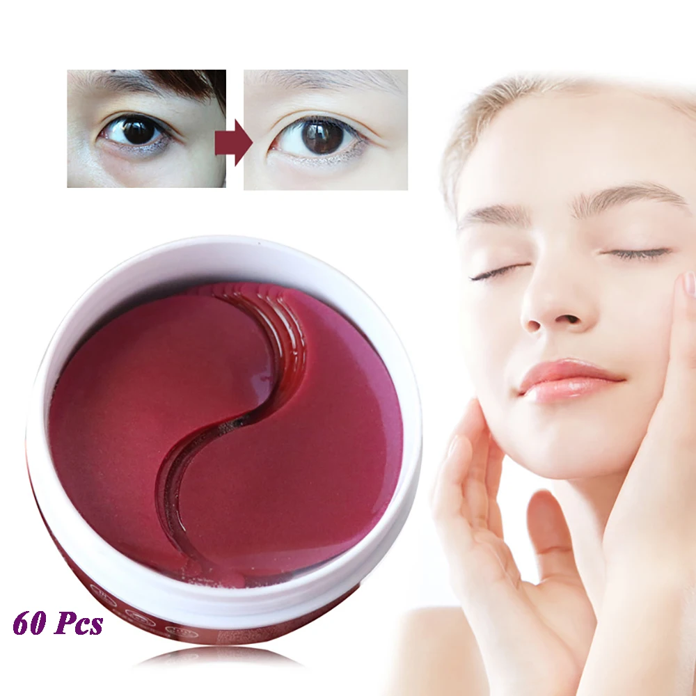 Collagen Eye Mask Natural Moisturizing Eye Patches Remove Dark Circles Anti Age Circles Eye Wrinkle 60 1