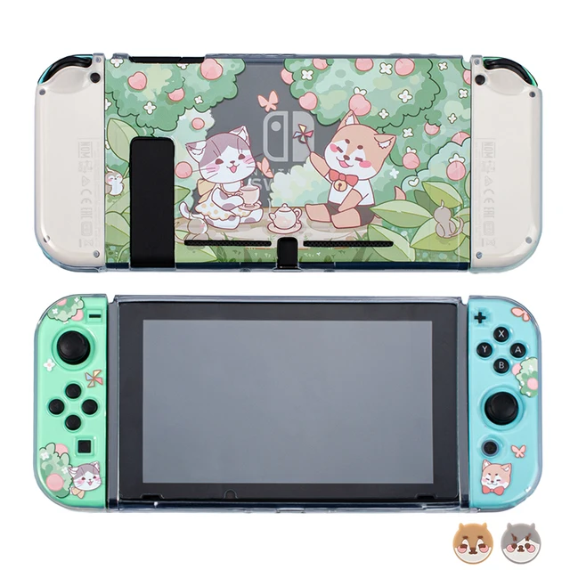 Protective Shell For Nintendo Switch Case Cute Kawaii Cat Dog Soft TPU Cover For Nintendo Switch Skin Console JoyCon Accessories for Switch