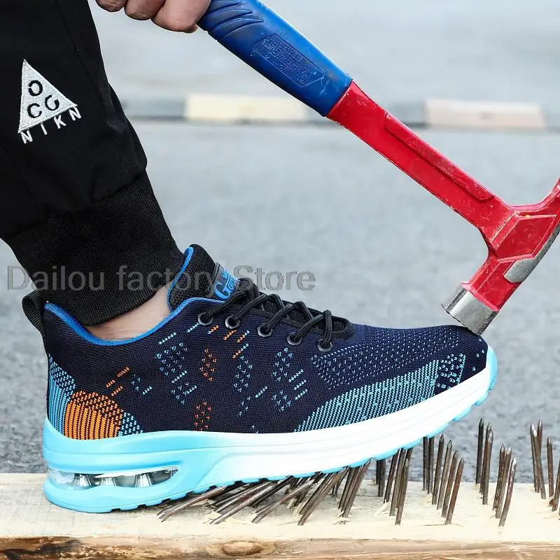 Safety Shoes Men Women Work Sneakers 