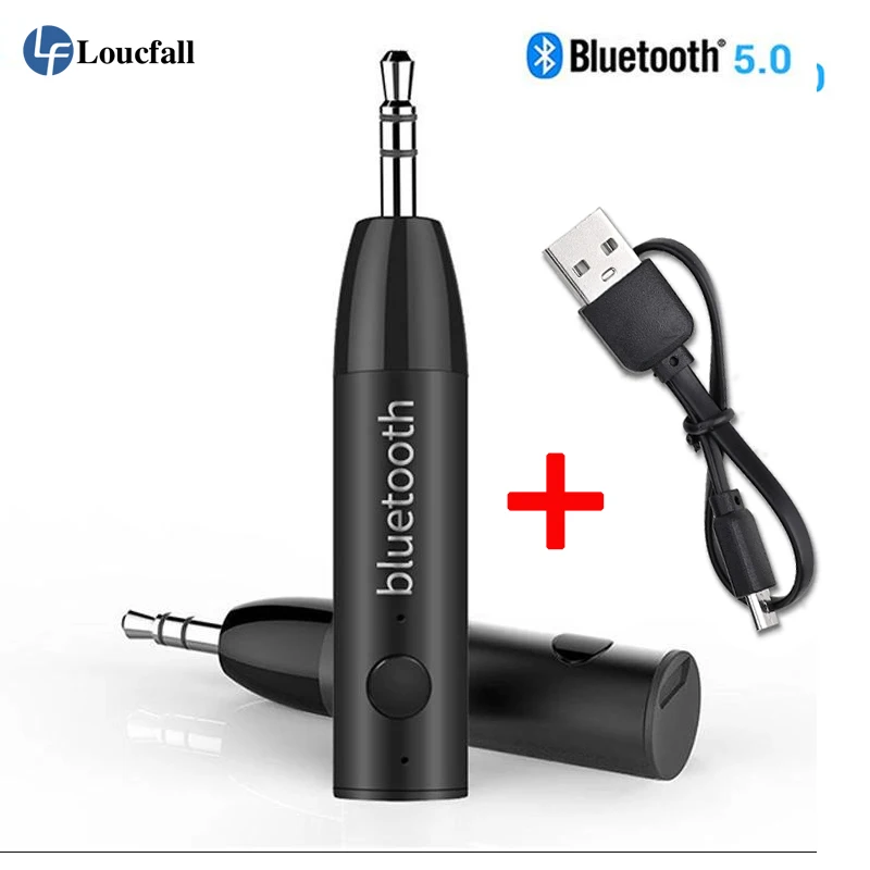 Беспроводной Bluetooth 5 0 Автомобильный Мини 3 мм Jack AUX гарнитура Хэндс фри стерео