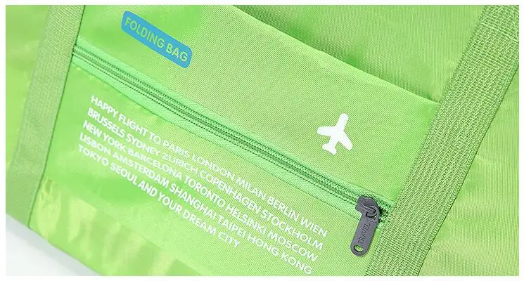 Корейская модная дорожная сумка большой емкости складной дорожный Органайзер Компактная сумка для поездки Упаковка Кубики багаж девушка выходные сумки