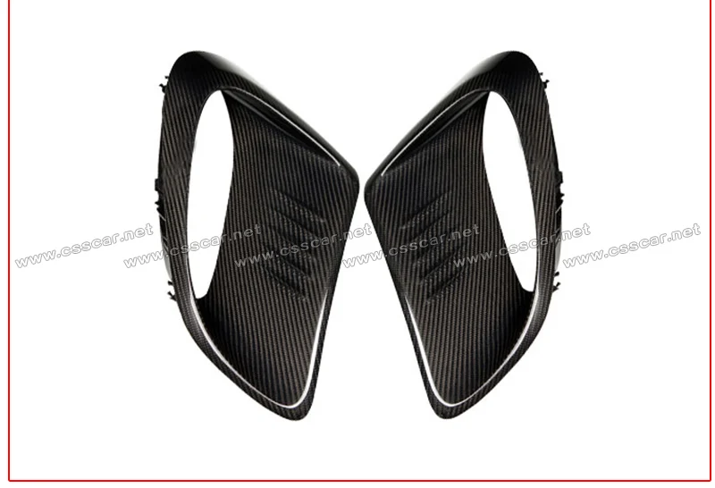 2011 – oben für Porsche 911 991.2 GT3RS seitliche Lüftungsschlitze aus trockenem Carbon. OEM-Pastenteile für Porsche. Heckstoßstangen-Kotflügel-Luftauslass dekorieren – Detail 5