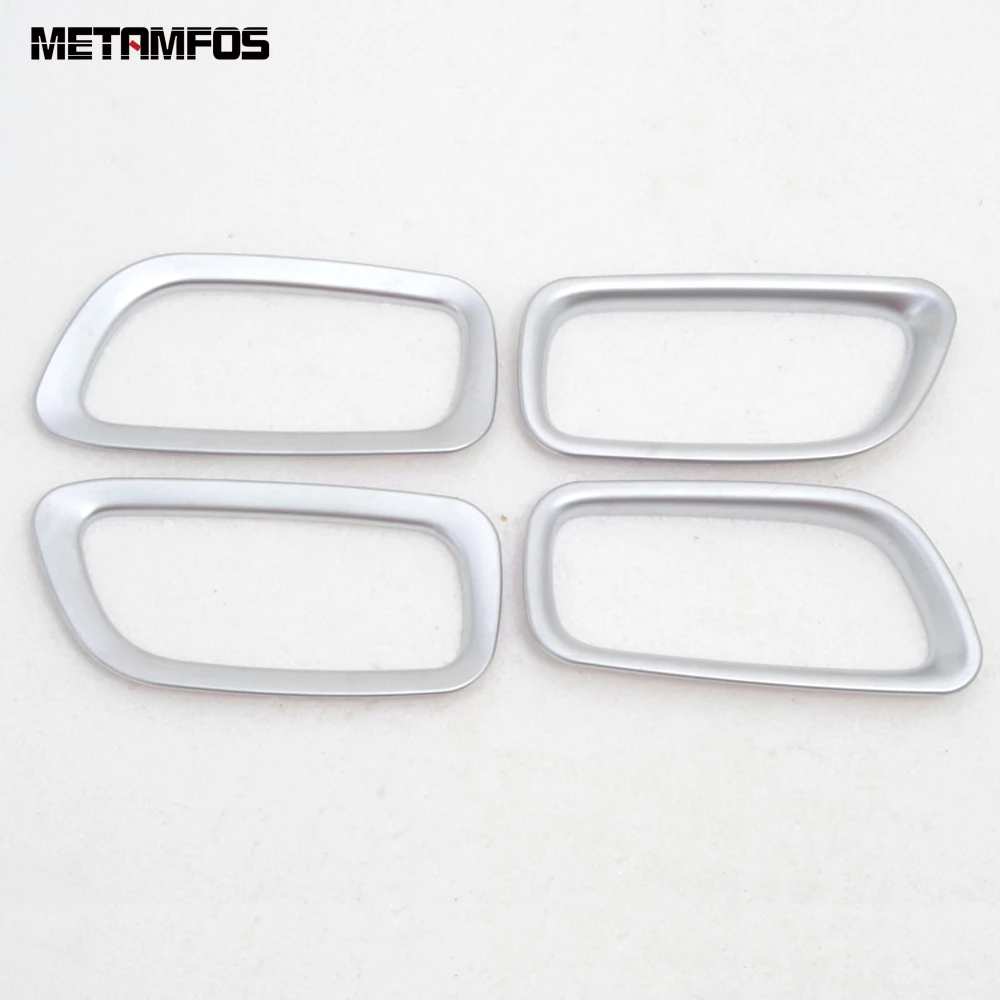 ABS Matte Plastic Для Nissan Murano,,,, матовая внутренняя дверная ручка, накладка, декоративная рамка, аксессуары для интерьера, Стайлинг автомобиля - Название цвета: ABS Matte Plastic