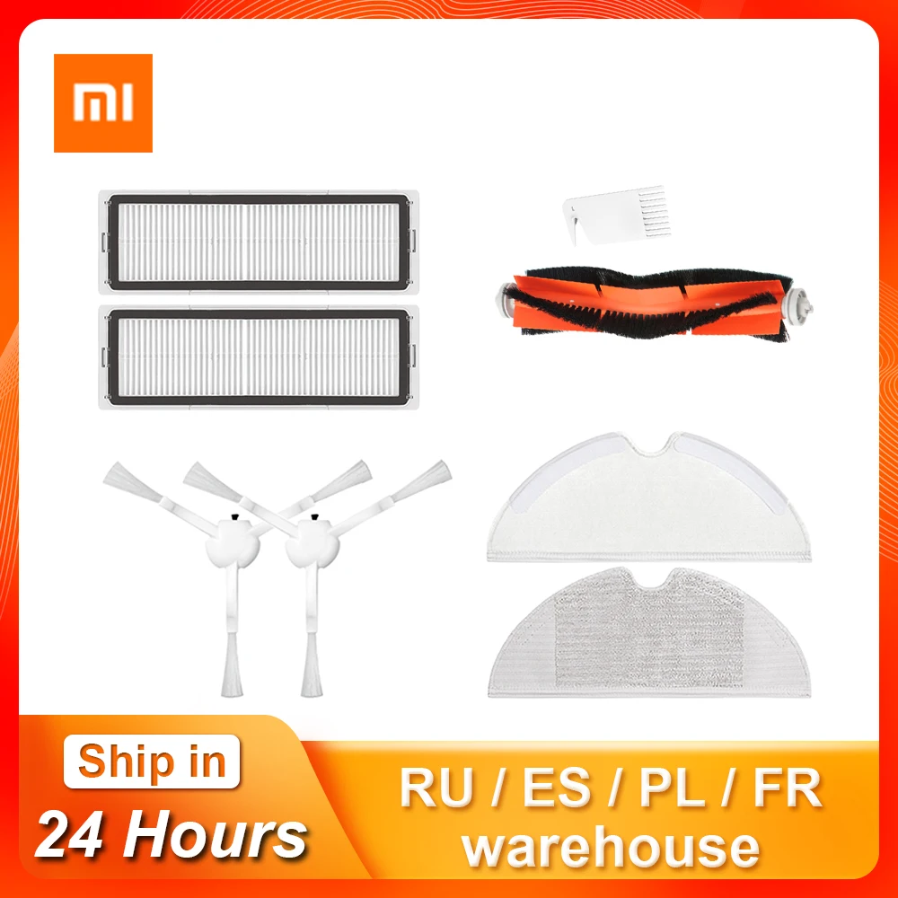 Оригинальные запасные части для робота-пылесоса XIAOMI MIJIA 1C боковой ролик HEPA фильтр