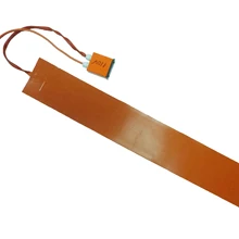 100*480mm heating strip silicone rubber heater with digital temperature controller