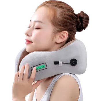 

High Quality Multi-Function U-Shaped Neck Massage Pillow Intelligent Electric Neck Massager Car Kneading Neck Protector