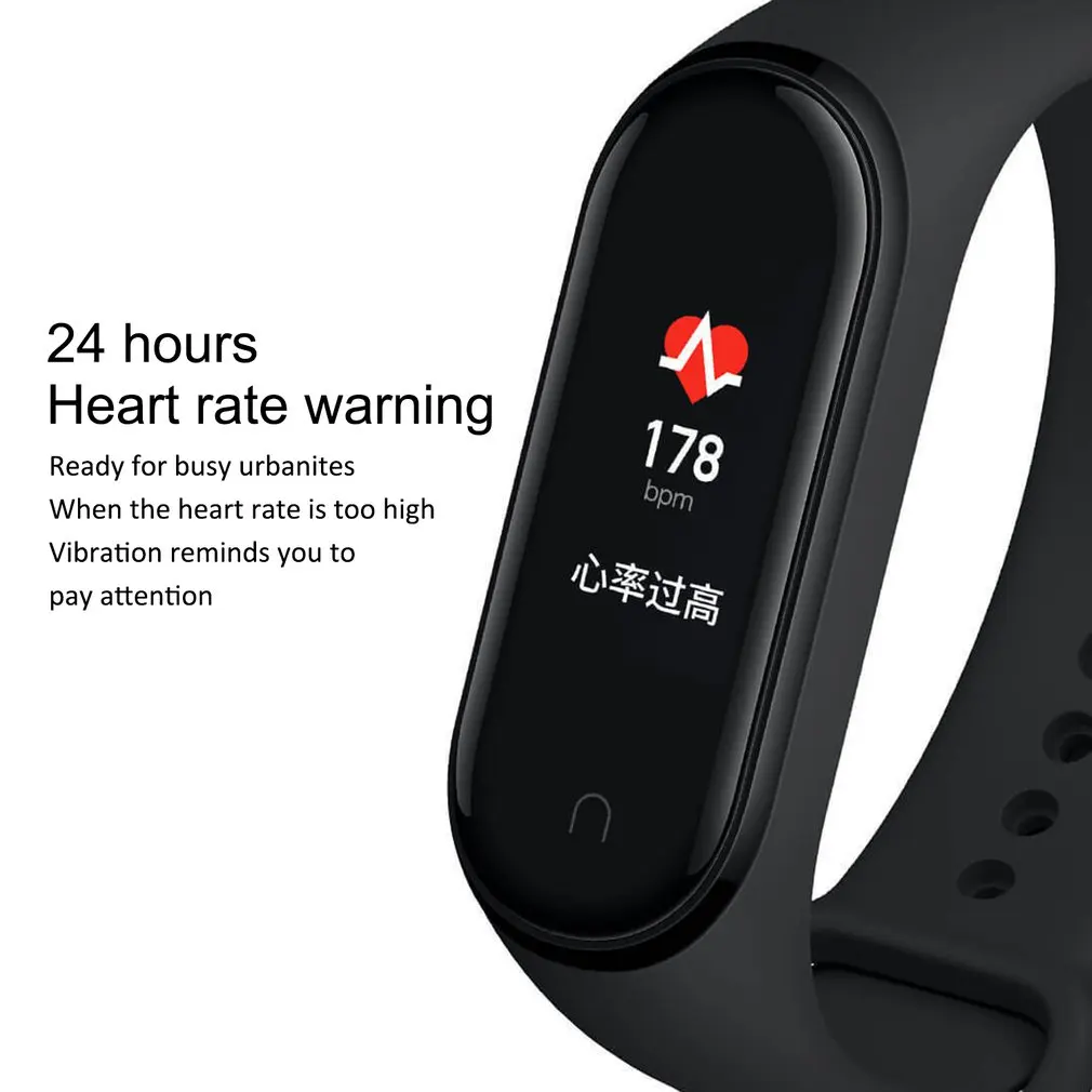 Xiaomi mi Band 4 смарт-браслет цветной сенсорный экран Музыка Пульс mi band 4 NFC версия фитнес-трекер