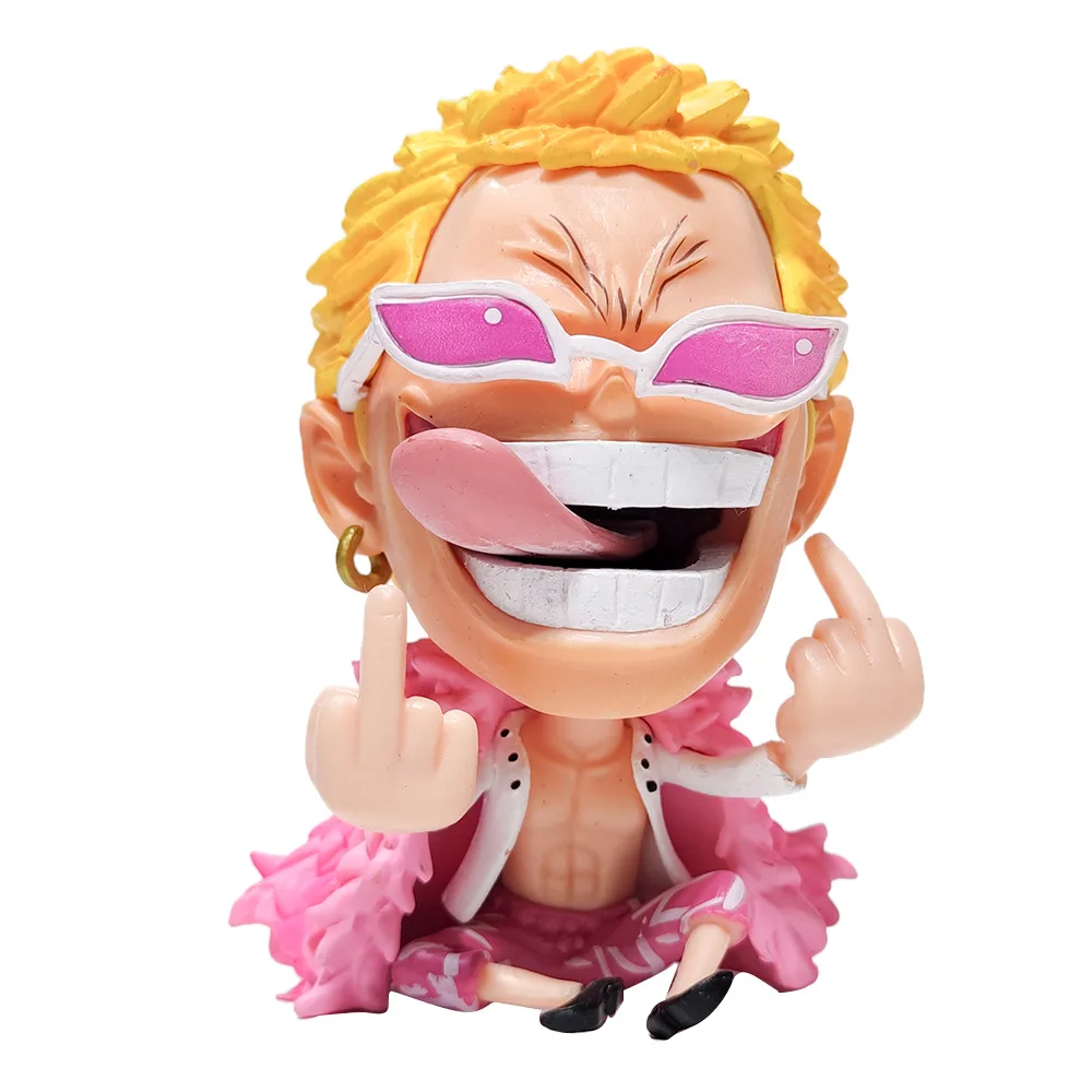 Figura de desenho animado japonês donquixote doflamingo boá hanpeniano 2  estilos mini versão 2021