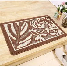 Винтажный цветочный принт для дома, гостиной, ванной комнаты, напольный коврик, ковер, противоскользящий балкон, кухонные коврики, ковер