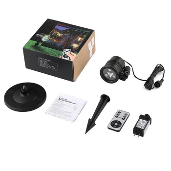 

Mini Aluminum & Plastic Outdoor Garden Landscape LED Laser Projector with Christmas Pattern Quality Universal Lighting