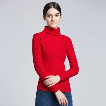 

Fashionable Sweater Female Soft Skinny Winter Turtleneck Women Bodycon Basic Pullovers Long Sleeve Pull Femme Coat Female Top