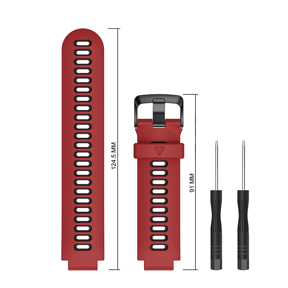 Силиконовый ремешок для часов Garmin Forerunner 235/220/620/630 смарт-ремешок для часов Garmin Forerunner 735/735XT