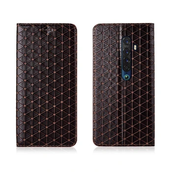 

Gneuine leather flip phone case bag for OPPO Reno 2/OPPO Reno 10x Zoom/OPPO Reno Z phone sleeve case stand capa card slot holder