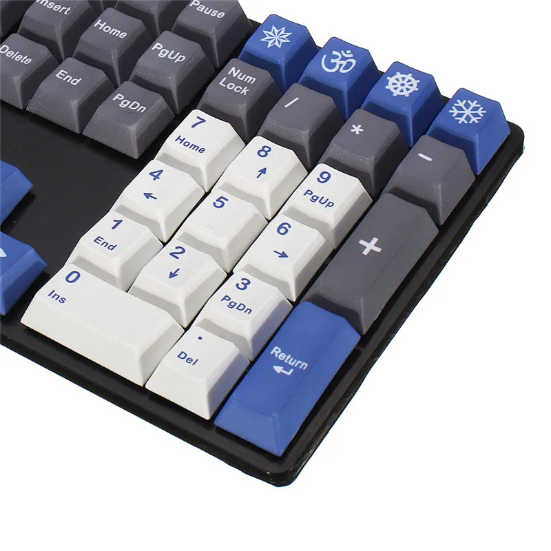 Пятисторонняя вишня краситель Sub PBT Термальность сублимации Keycap комплект PBT Водонепроницаемый для Механическая клавиатура колпачки только в том случае