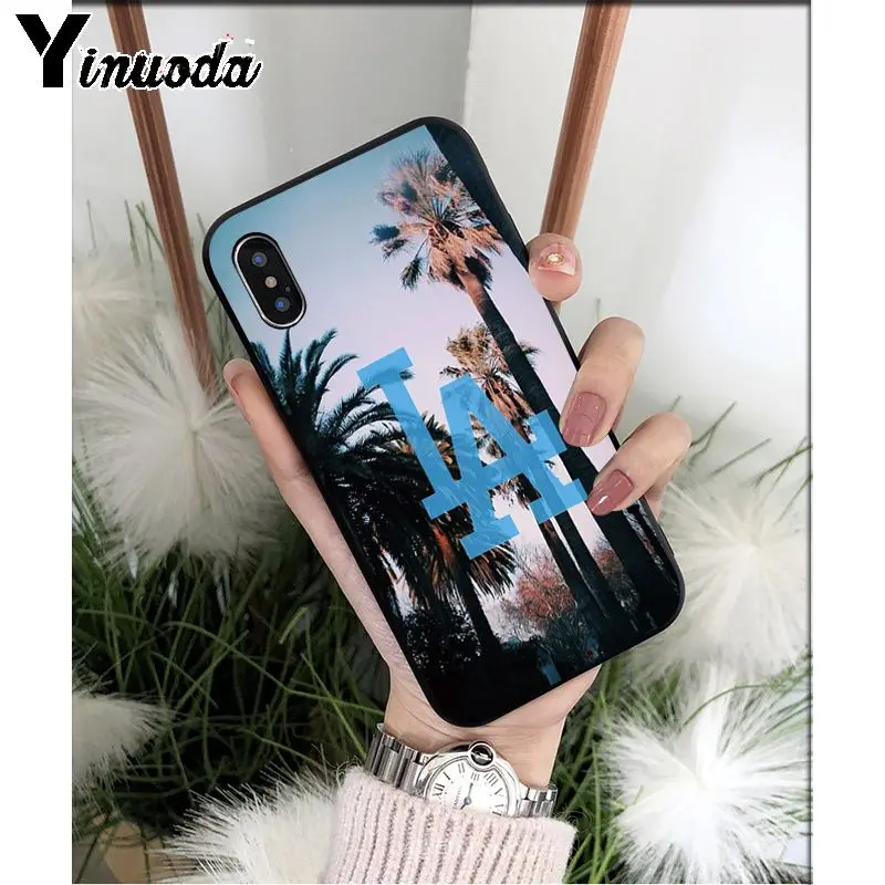 Yinuoda дорожный Мягкий чехол из ТПУ для iPhone X XS MAX 6 6S 7 7plus 8 8Plus 5 5S XR 11 11pro max