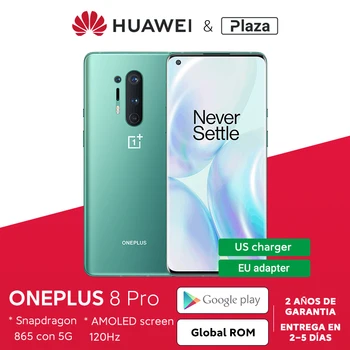 

Global Rom Oneplus 8 Pro 5G Smartphone Snapdragon 865 6.78'' 120Hz Fluid Display 48MP Quad Cameras IP68 30W Wireless Charging