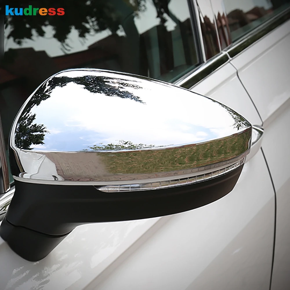 2/ Chrom Rear View Seite Spiegel Dekorieren Rand