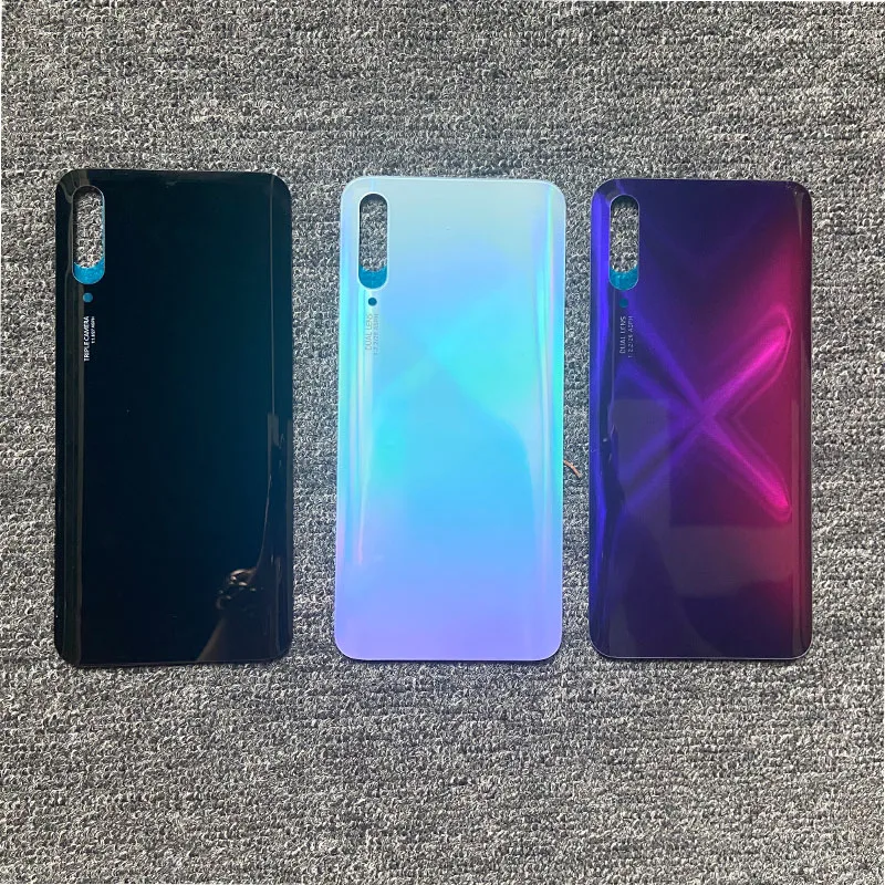 6.59" New 2019 For Huawei Y9S Battery Cover Back Housing Glass Rear Door Case With Camera Lens Adhesive STK-L21 STK-LX3 STK-L22