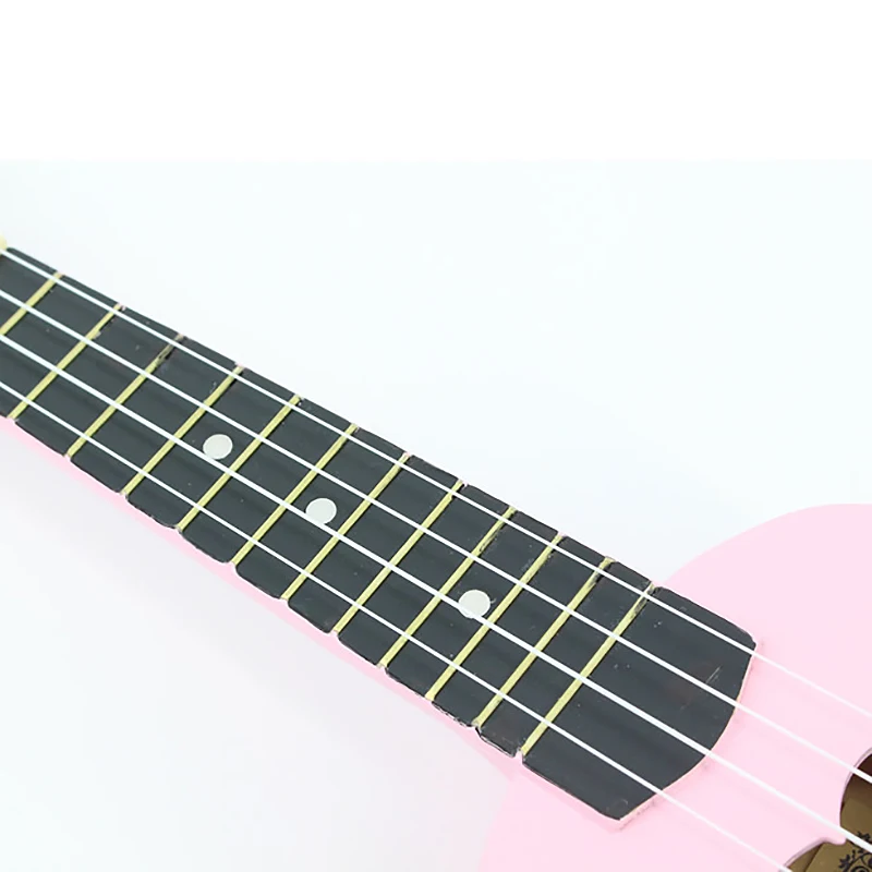 Mcool концертные Гавайские гитары укулеле, 23 дюйма, розовые Ukelele, 4 струны, Гавайские мини-гитары в форме сердца, отверстие для тона, липа, дерево, Uke