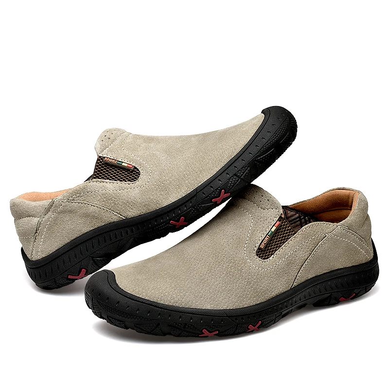 

AQ50 Designer Leather Shoes Men Brand Footwear Non-slip Thick Sole Fashion Men's Casual Shoes Male High Quality Cowhide Loafers