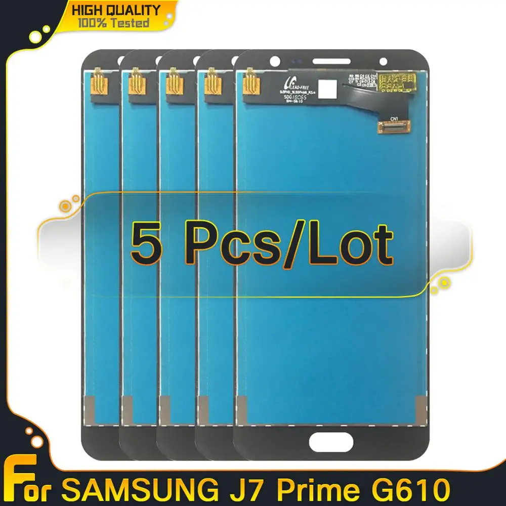5PCS LCD Display For Samsung Galaxy J7 Prime 2016 G610 G610F G610M Touch Screen Digitizer Assembly | Мобильные телефоны и