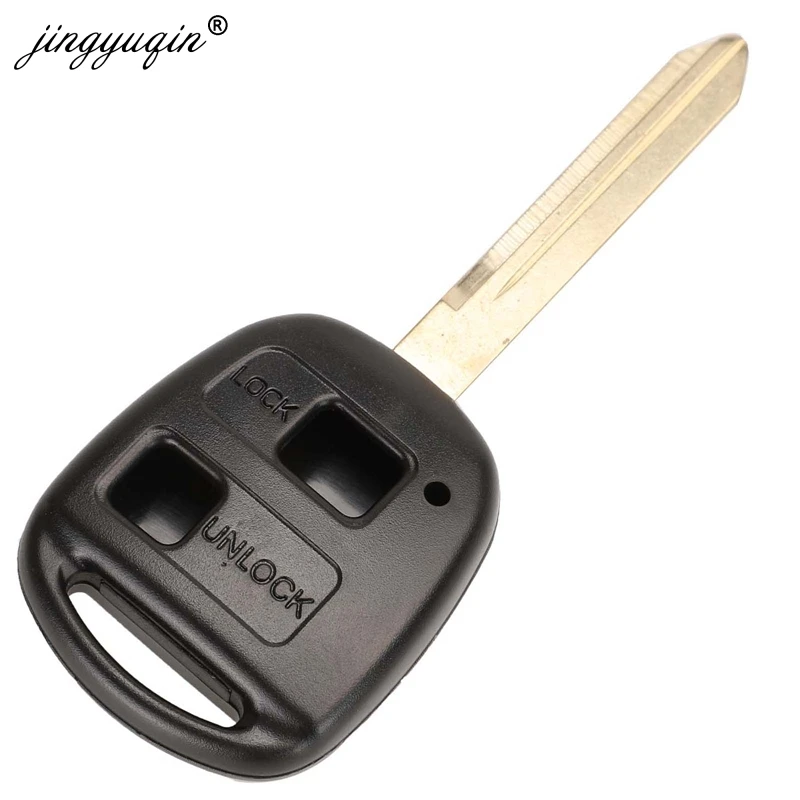 Jingyuqin 10X 2BT TOY41/TOY43/TOY47/TOY48 дистанционный ключ-брелок от машины чехол оболочка для Toyota Camry Rav4 Corolla Prado Yaris Tarago