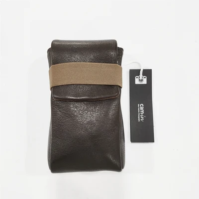 Coffee Roadfisher из натуральной кожи ручной работы чехол для портативной камеры Карманный защитный чехол может соответствовать sony Black Card CONTAX T2/T3 - Цвет: Coffee