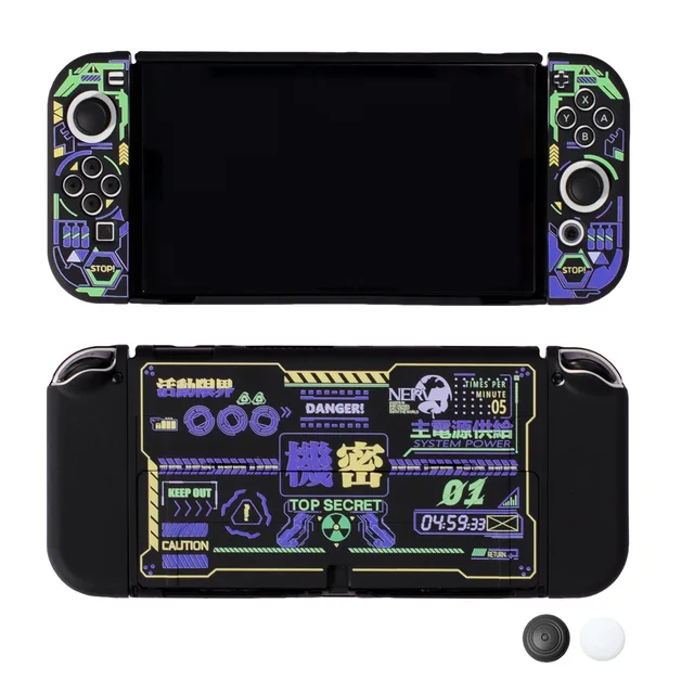 For Nintendo Switch OLED Cute Cartoon Anime Case Joy Con Controller Shell Kawaii Pink Soft Silicone Protective Cover Accessories H