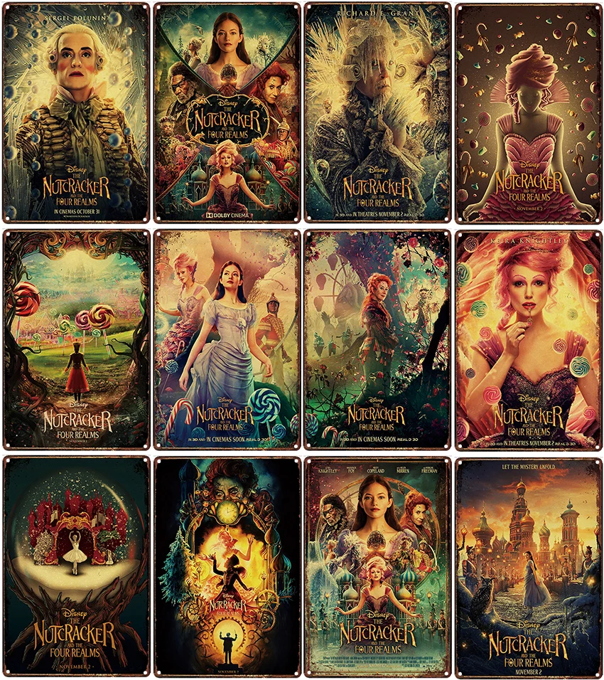 

NUTCRACKER Metal Poster Plaque Metal Vintage Classic Movie Metal Tin Sign Wall Decor for Bar Iron Painting