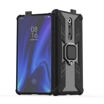 

10 Pcs/lot Mi9T Hybrid Rings Armor Case For Xiaomi Mi 9T Pro Cases Shockproof Kickstand Phone Cover For Redmi K20 Pro Cover K 20
