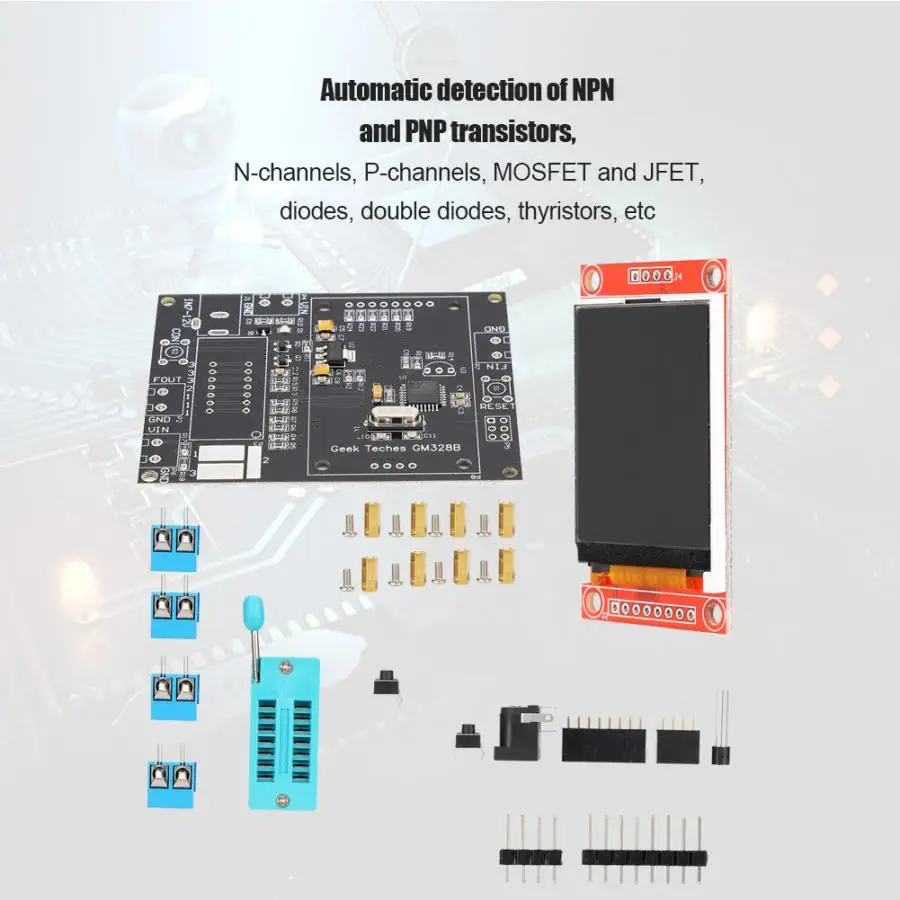 Микрофонный усилитель GM328B ЖК-транзистор тест er тест диод ESR метр ШИМ квадратный генератор комплект diy части sonorisation