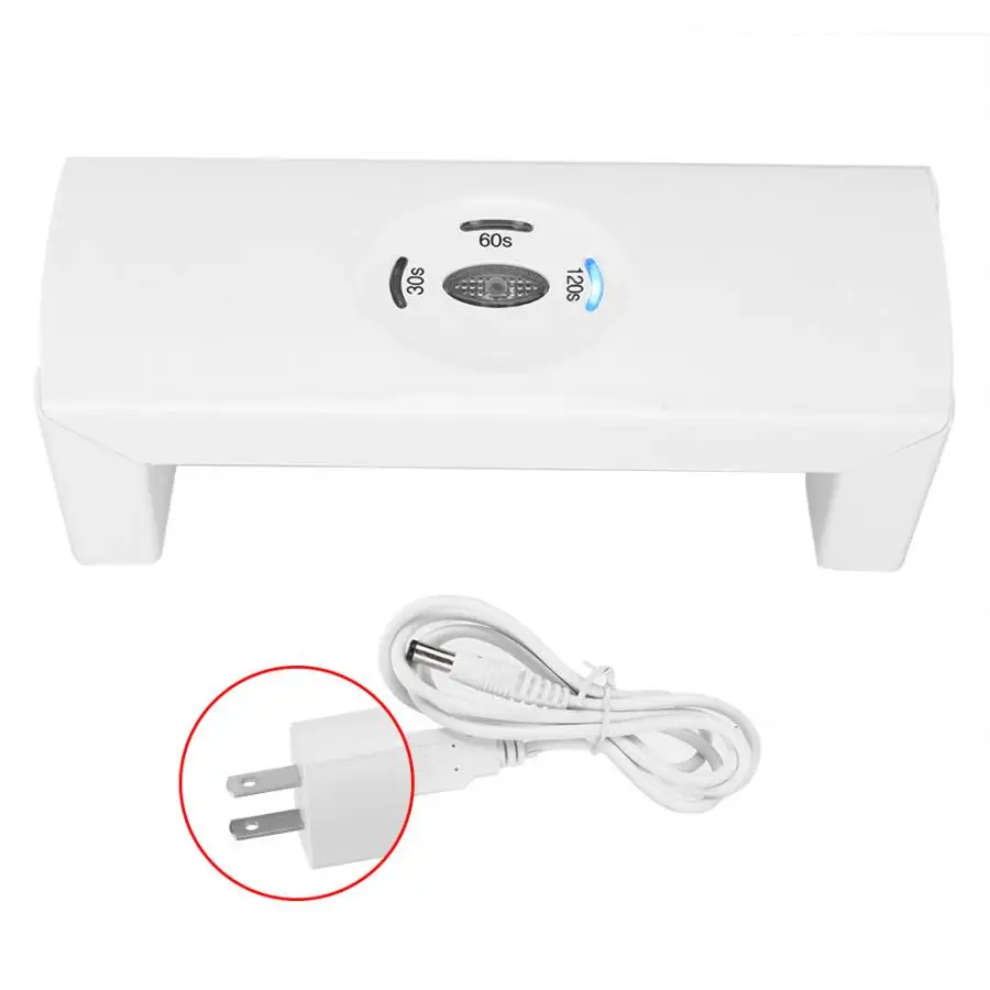 US Plug 4,5 Вт Светодиодный УФ-Сушилка для ногтей гель-Сушилка для ногтей для ухода за ногтями клей-арт сушилка 100-240 В - Цвет: US Plug