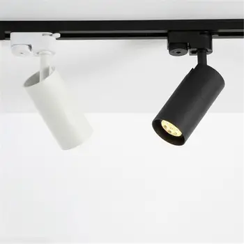 

Black white Track Light GU10 LED Track Lamp Rail Lighting Aluminum Spot Lights Fixtures For Clothing Shop Home 220V