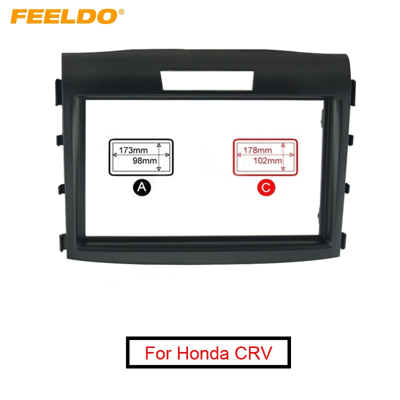 FEELDO Автомобильная установка DVD рамка панель Dash Kit фасция Радио Рамка аудио для Honda