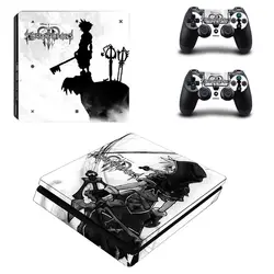 Тонкие наклейки PS4 Kingdom Hearts 3 PS 4 Play station 4 тонкие Стикеры для playstation 4 Slim консоль и контроллер