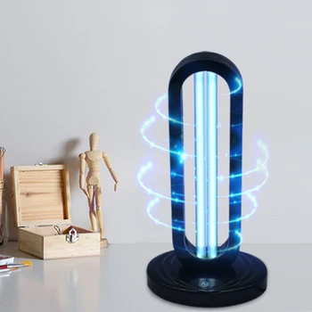 

254 NM UV and Ozone Timer Light UV Lamp with Remote Control Lamp 3 Levels Mini Portable Light for Home Livin Room Bedroom Office
