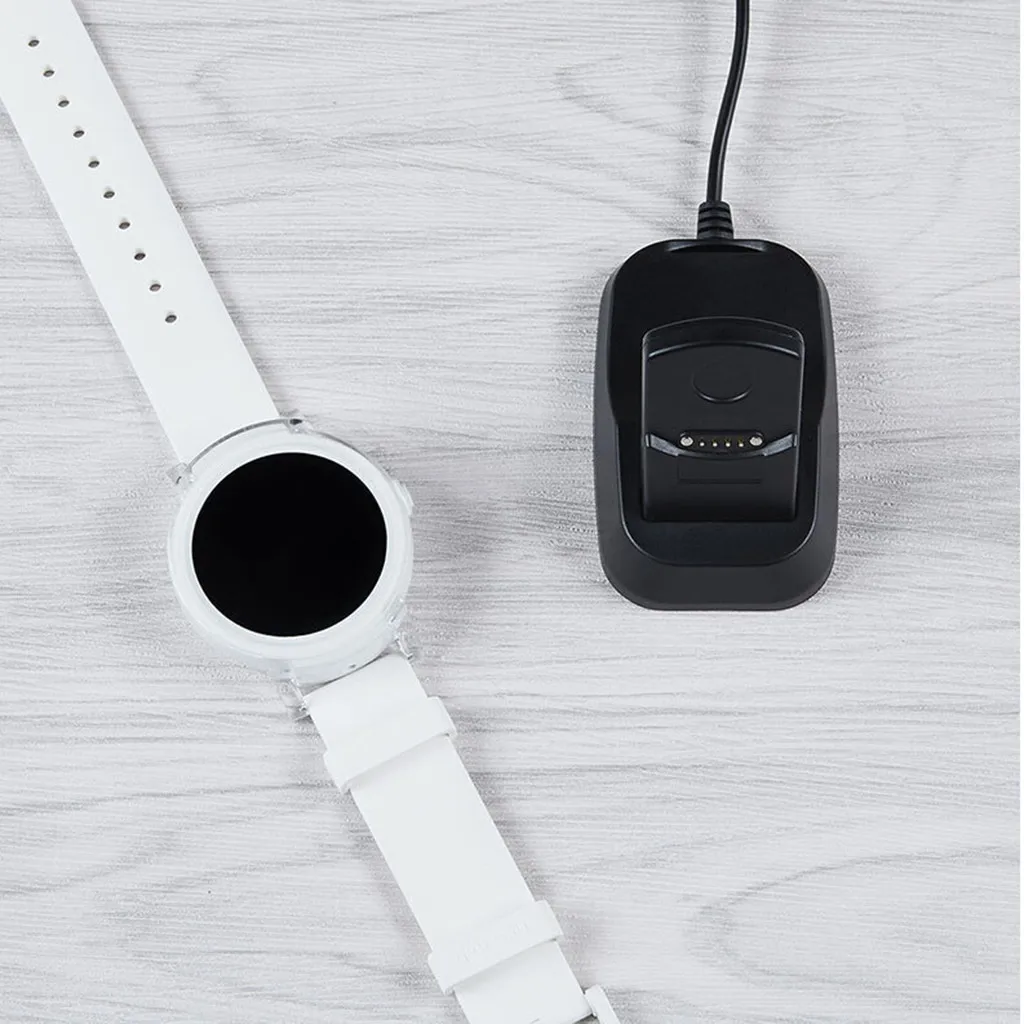 Смарт-часы зарядная док-станция зарядное устройство совместимо с Ticwatch S/E аксессуары легкий Quick Charge ABS пластик#20