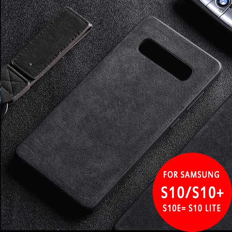 Роскошный кожаный мобильный телефон чехол для Samsung Galaxy S10 Plus S10E S8 S9 S9P силиконовый