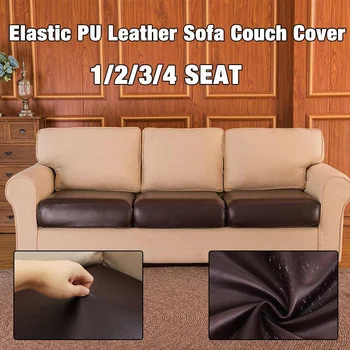 

PU Polyester Waterproof Sofa Cover European Style Sofa Bed Slipcover Sofa Couch Cover Elastic Seater Armchair Sofa Bed Protector