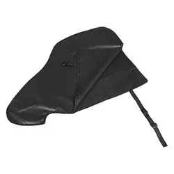 Housse d'attelage de caravane en PVC, housse de protection universelle, imperméable et respirante pour remorque, noire 