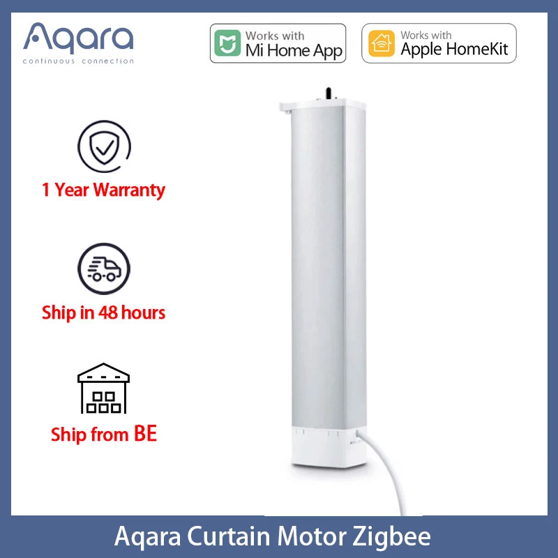 Мотор для штор Aqara Zigbee умный беспроводной двигатель занавесок с управлением