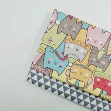 Новое поступление, Высококачественная хлопковая саржевая ткань с принтом, чистый хлопок, ткань "сделай сам" для шитья, стежка, хлопковый материал для лоскутных изделий